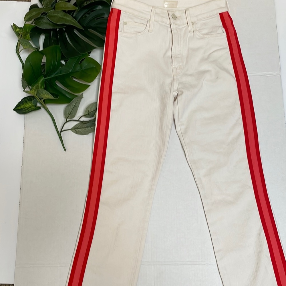 MOTHER MID RISE DAZZLER CROP